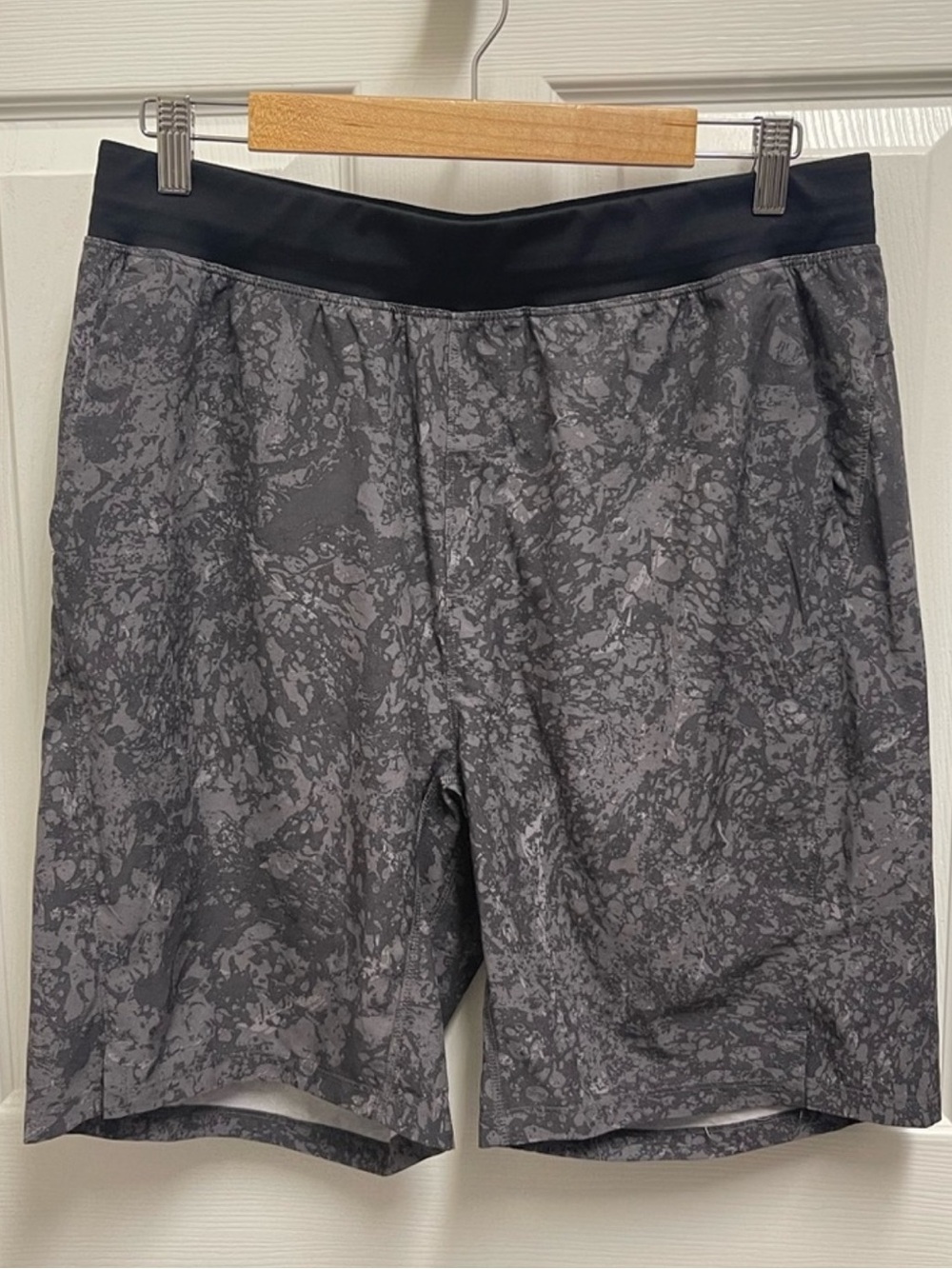 Zella Charcoal Gray and Black Athletic Shorts. Sz Medium